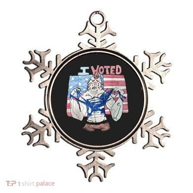 I Voted Werewolf Funny Ornament