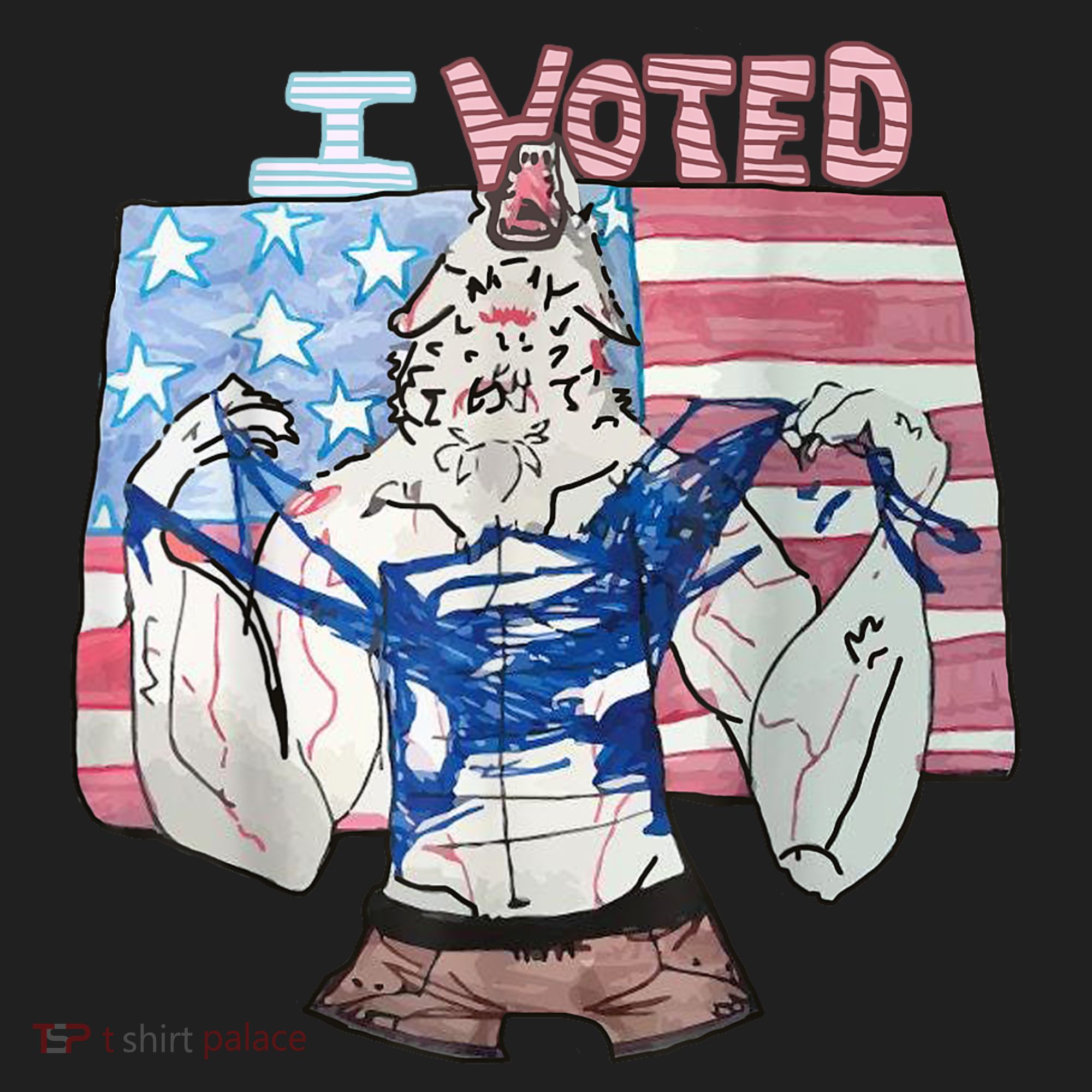 I Voted Werewolf Funny Hat