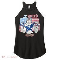 I Voted Werewolf Funny Women's Perfect Tri Rocker Tank thumb 0