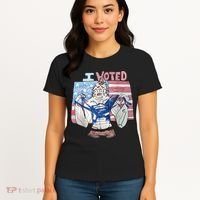 I Voted Werewolf Funny Women's T-Shirt thumb 4