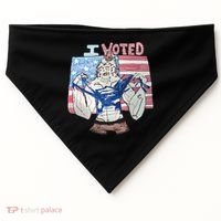 I Voted Werewolf Funny USA-Made Doggie Bandana thumb 0