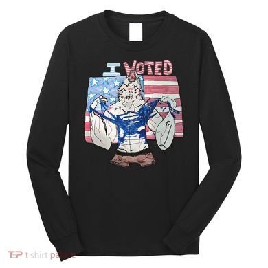 I Voted Werewolf Funny Long Sleeve Shirt