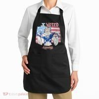 I Voted Werewolf Funny Apron thumb 2