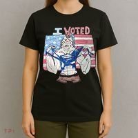 I Voted Werewolf Funny T-Shirt thumb 4