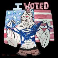 I Voted Werewolf Funny Mousepad thumb 1