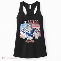 I Voted Werewolf Funny Women's Tank Top thumb 0