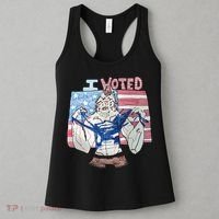 I Voted Werewolf Funny Women's Tank Top thumb 3