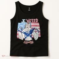 I Voted Werewolf Funny Tank Top thumb 2