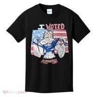 I Voted Werewolf Funny Kids T-Shirt thumb 0