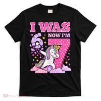 I Was 6 Now I'm 7 Unicorn Girl 67 Birthday  T-Shirt thumb 0