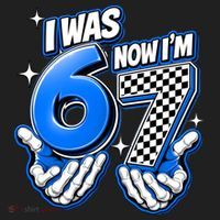 I Was 6 Now Im 7 Birthday 67 7th Birthday Women's Sweatshirt thumb 2