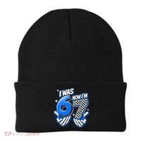 I Was 6 Now Im 7 Birthday 67 7th Birthday Beanie thumb 0