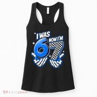 I Was 6 Now Im 7 Birthday 67 7th Birthday Women's Tank Top thumb 0