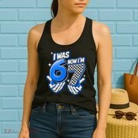 I Was 6 Now Im 7 Birthday 67 7th Birthday Women's Tank Top thumb 2