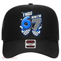 I Was 6 Now Im 7 Birthday 67 7th Birthday Hat thumb 0