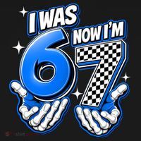 I Was 6 Now Im 7 Birthday 67 7th Birthday Kids Sweatshirt thumb 2