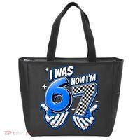 I Was 6 Now Im 7 Birthday 67 7th Birthday Tote Bag thumb 0