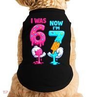 I Was 6 Now I'm 7 Year Old Birthday Six Seven Meme 67 Doggie Tank thumb 0