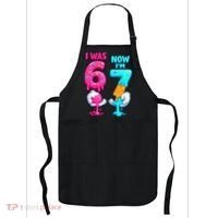 I Was 6 Now I'm 7 Year Old Birthday Six Seven Meme 67 Apron thumb 0