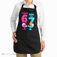 I Was 6 Now I'm 7 Year Old Birthday Six Seven Meme 67 Apron thumb 2