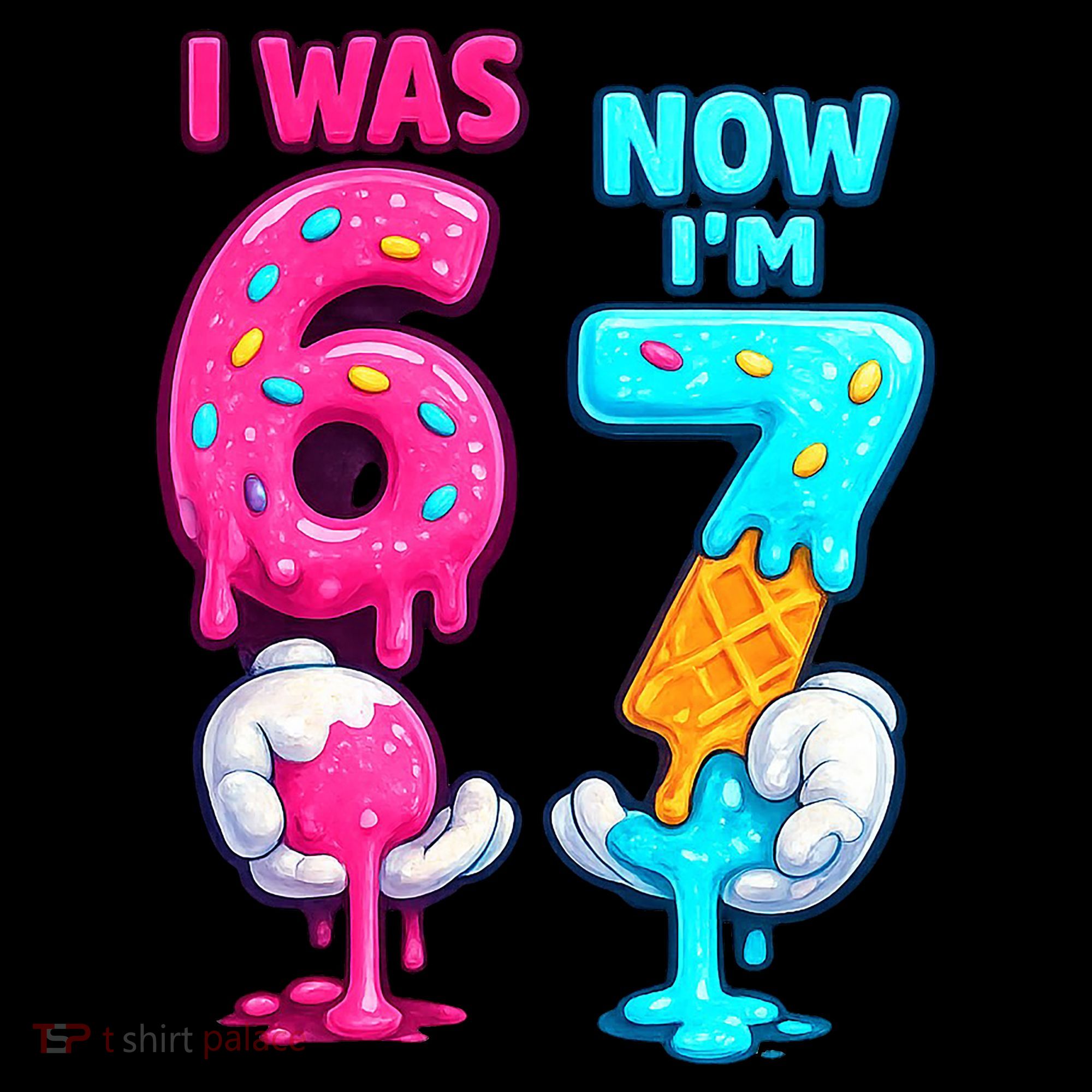 I Was 6 Now I'm 7 Year Old Birthday Six Seven Meme 67 Coffee Mug