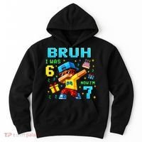 I Was 6 Now I'm 7 7th Birthday 67 Meme Boys Gaming Hoodie thumb 0