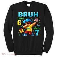 I Was 6 Now I'm 7 7th Birthday 67 Meme Boys Gaming Sweatshirt thumb 0