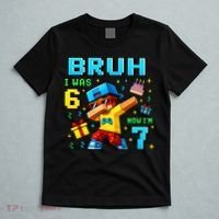 I Was 6 Now I'm 7 7th Birthday 67 Meme Boys Gaming T-Shirt thumb 5