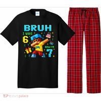 I Was 6 Now I'm 7 7th Birthday 67 Meme Boys Gaming Pajama Set thumb 0