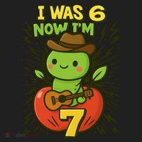 I Was 6, Now I'm 7 Years Old 6-7 Meme 7th Birthday Women's Sweatshirt thumb 2