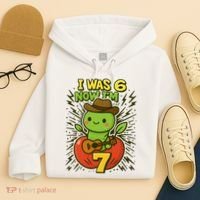 I Was 6, Now I'm 7 Years Old 6-7 Meme 7th Birthday Hoodie thumb 4