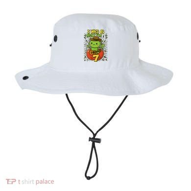 I Was 6, Now I'm 7 Years Old 6-7 Meme 7th Birthday Bucket Hat