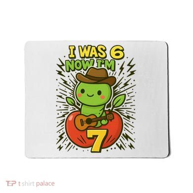 I Was 6, Now I'm 7 Years Old 6-7 Meme 7th Birthday Mousepad