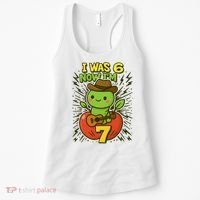 I Was 6, Now I'm 7 Years Old 6-7 Meme 7th Birthday Women's Tank Top thumb 0