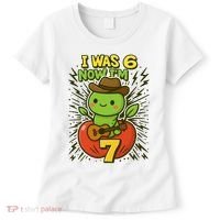 I Was 6, Now I'm 7 Years Old 6-7 Meme 7th Birthday Women's T-Shirt thumb 0