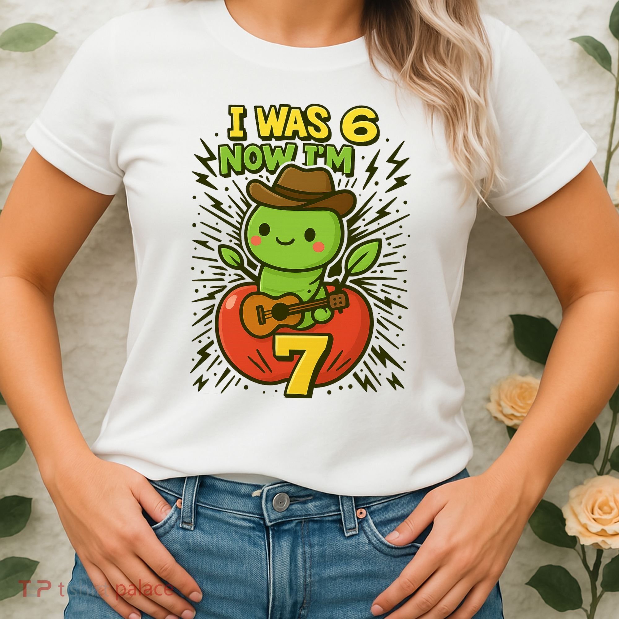 I Was 6, Now I'm 7 Years Old 6-7 Meme 7th Birthday Women's T-Shirt