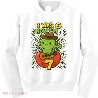 I Was 6, Now I'm 7 Years Old 6-7 Meme 7th Birthday Kids Sweatshirt thumb 0