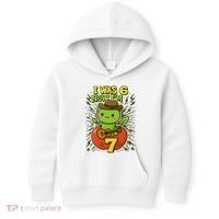 I Was 6, Now I'm 7 Years Old 6-7 Meme 7th Birthday Kids Hoodie thumb 0