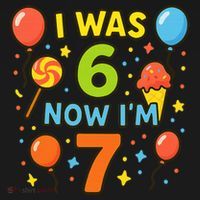 I Was 6, Now I'm 7 Mousepad thumb 1