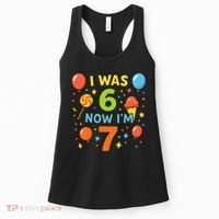 I Was 6, Now I'm 7 Women's Tank Top thumb 0