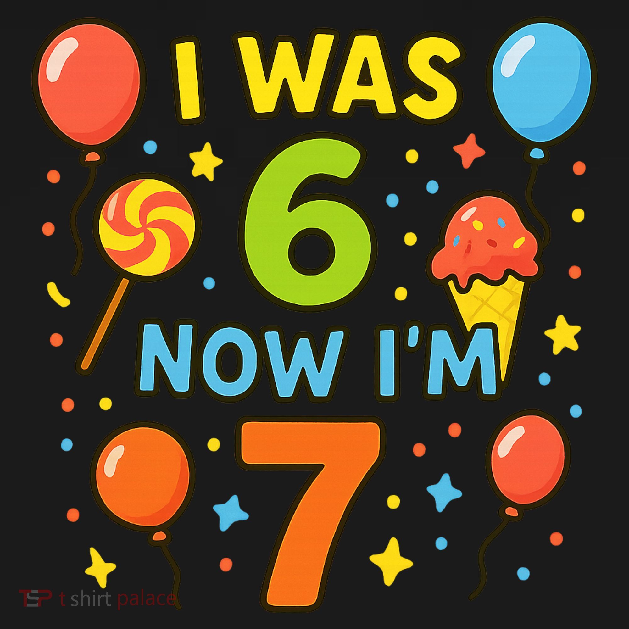 I Was 6, Now I'm 7 Tank Top