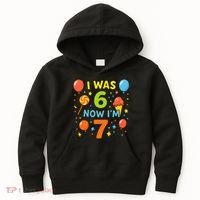 I Was 6, Now I'm 7 Kids Hoodie thumb 0