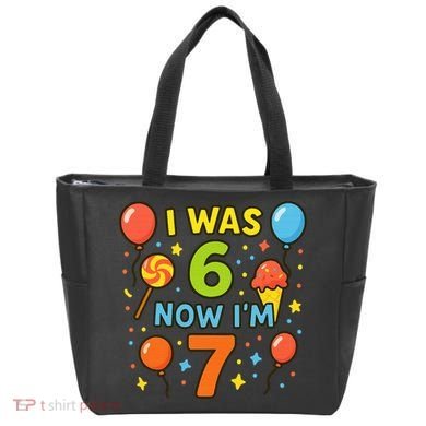 I Was 6, Now I'm 7 Tote Bag