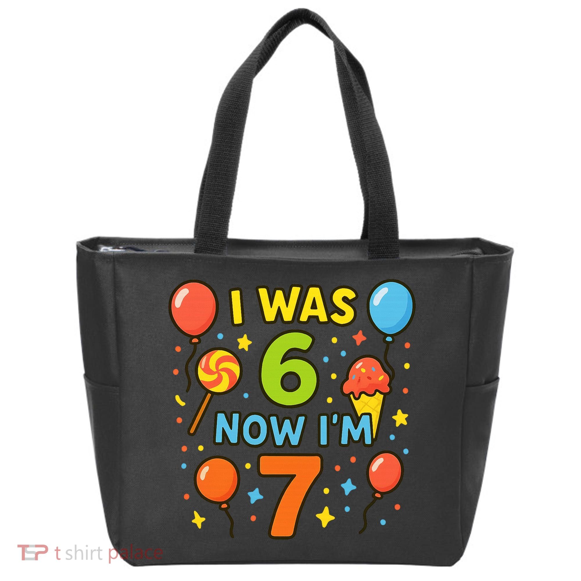 I Was 6, Now I'm 7 Tote Bag