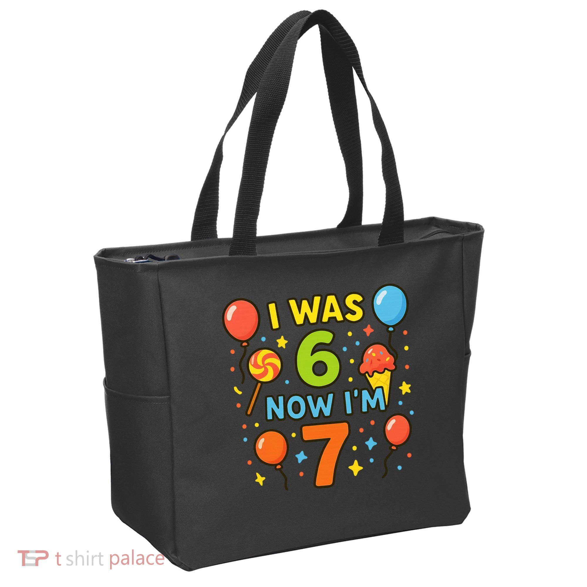 I Was 6, Now I'm 7 Tote Bag