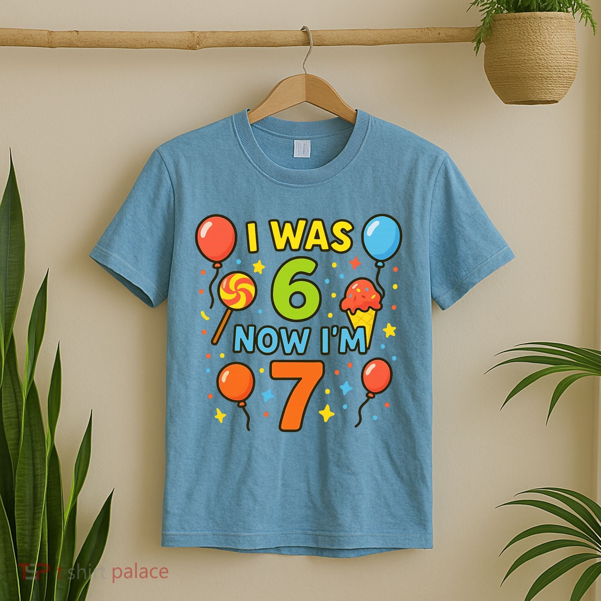 I Was 6, Now I'm 7 T-Shirt