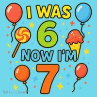 I Was 6, Now I'm 7 Kids T-Shirt thumb 4