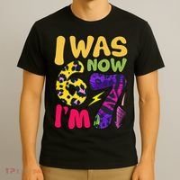 I Was 6 Now I'm 7 Funny 67 Meme 7th Birthday T-Shirt thumb 3