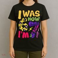 I Was 6 Now I'm 7 Funny 67 Meme 7th Birthday T-Shirt thumb 4