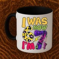 I Was 6 Now I'm 7 Funny 67 Meme 7th Birthday Coffee Mug thumb 2